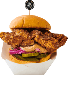 Jerk chicken sandwich